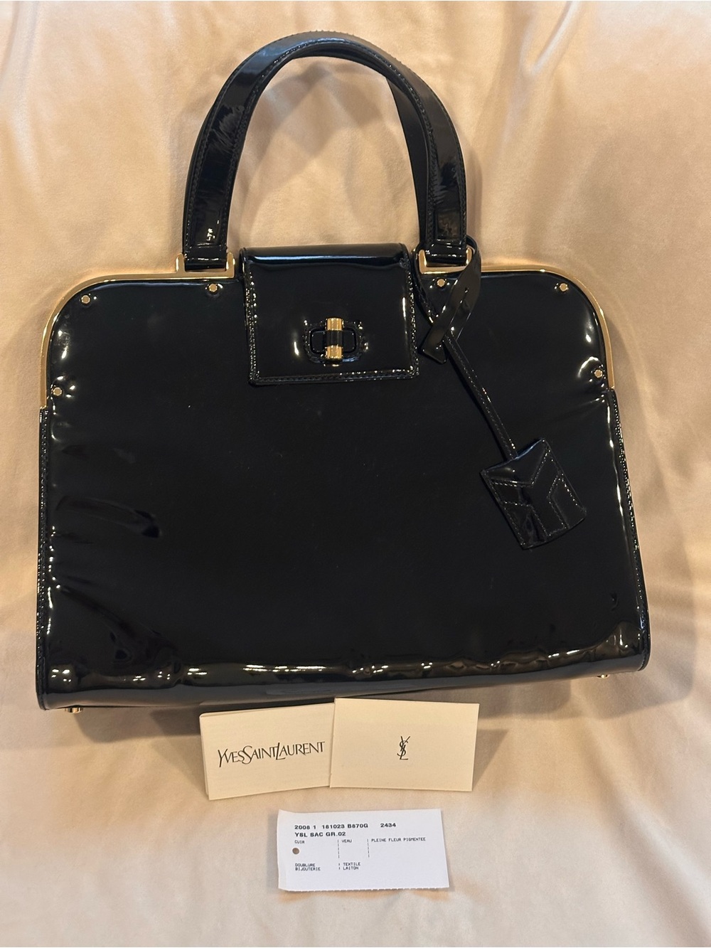 NEW YVES SAINT LAURENT YSL Y2K RIVE GAUCHE SAC GR.02 MUSE BAG - Org. $1690